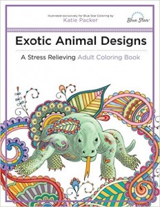 Exotic Animal Designs: A Stress Relieving Adult Coloring Book Paperback – Oct 28 2015 by Blue Star Coloring (Author), Katie Packer (Author)